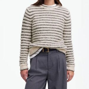 Madewell boucle-knot crew neck sweater  NWOT  SZ S